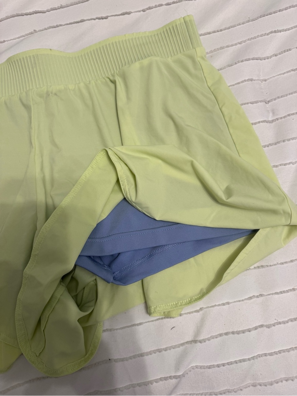 adidas Lime Green Athletic Skort
